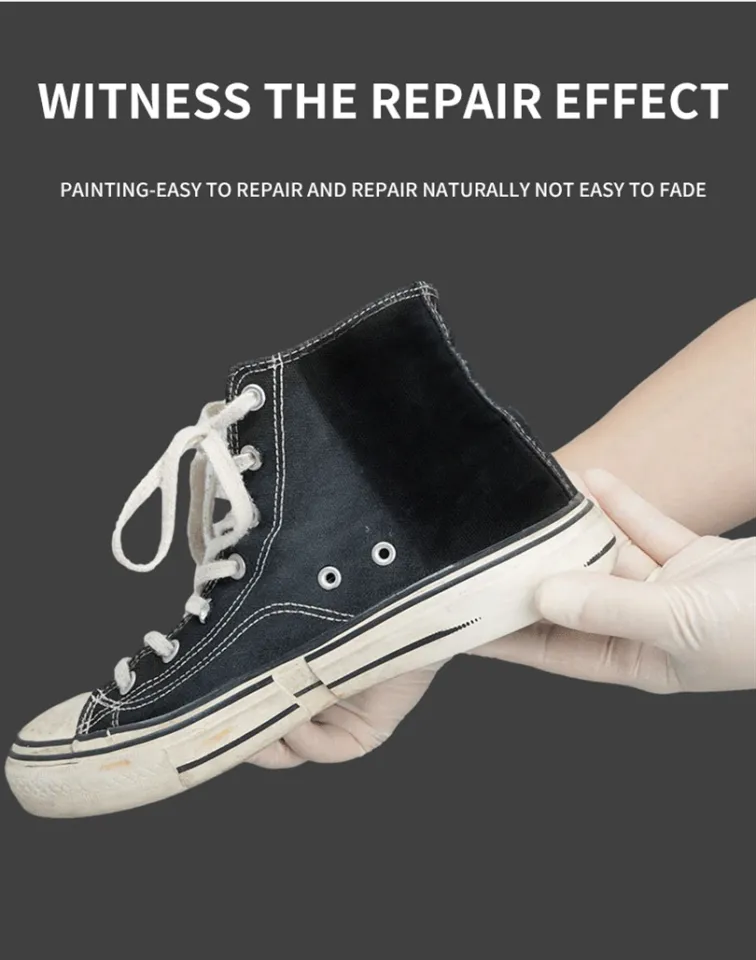 COD】 Color Canvas Shoes Repair Pen White/Black Shoes Magic Pen