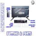 MEGASONIC 24 INCH SCREEN BUILT IN SMART TV AND DIGITAL ISDB-T WITH BLUETOOTH ANDROID TV  M26 SMART. 