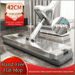 Floor Mop Hand-free Convenience of Living Household Mop Wooden Floor Electrostatic Adsorption