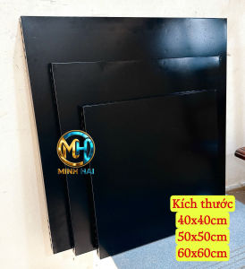 [MÂM VUÔNG] Mâm kệ sắt màu đen 40X40cm - 50x50cm - 60x60cm mâm lắp kệ sắt V lỗ - Mâm sơn tĩnh điện