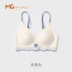 ไร้โครงฟองน้ำบางผ้านิ่มนุ่มลื่นเย็นใส่สบายแนบเนียนไปกับผิว   ชุดชั้นในสตรี