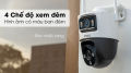 Camera Wifi IMOU 2 Mắt Kép CRUISER DUAL S7XP-10M0WED 10MP (5MP + 5MP) Ngoài Trời , IPC-S7XP-6M0WED 6MP, Full Color, Xoay 360 Độ. 
