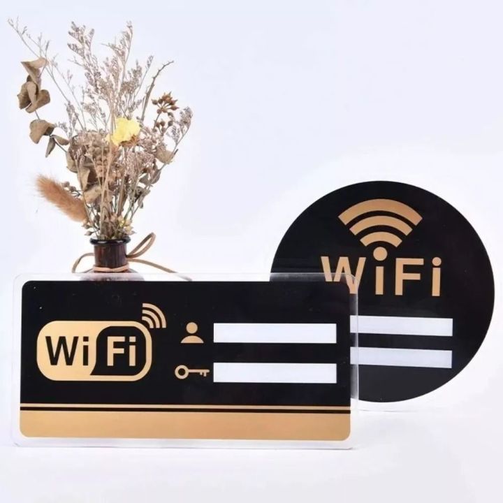 GEORG Thuận tiện Bảng chỉ báo wifi Chữ viết tay Acrylic Biển báo Sáng ...