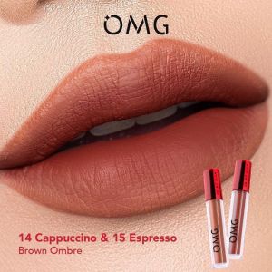 Paket Ombre Lipcream OMG Oh My Glam Lip Cream Matte Lip Tint Lipstik (2 pcs)