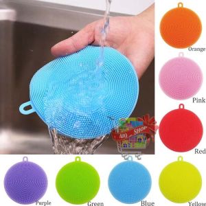 AIO SHOP-Spons Cuci Piring Silikon Sponge Cuci Piring Anti Bakteri Termurah