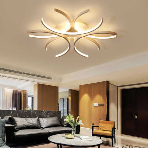 COD LED Lights Chandelier Modern Ceiling Lamp Bedroom Fashionable and Beautiful Tri Color Pendant Lamp