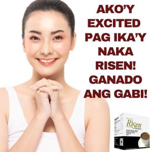 Organic Risen Coffee para sa lalake 10 sachet/box