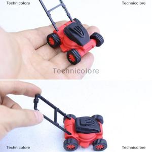 [COD] Technicolore อุปกรณ์ตกแต่งเฟอร์นิเจอร์จิ๋ว1ชิ้น1:18 1:12เครื่องตัดหญ้าตุ๊กตารถตัดหญ้าจำลองสำหรับเด็กสวนเครื่องตัดหญ้าของเล่นอุปกรณ์ซ่อม