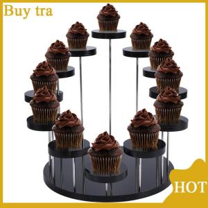 [Buytra] Cupcake Stand Acrylic Display Stand For jewelry Cake Dessert Rack Party Decor