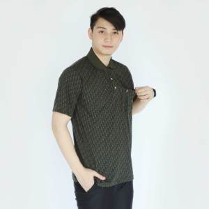 Kaospolos - Kaos kerah pria Galaxy saku motif corak | kaos polo distro saku dewasa lengan pendek