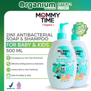 Soap & Shampoo Baby Kids Antibacterial MOMMY TIME 2in1 Sampo Sabun Mandi Antibakteri - 500ml