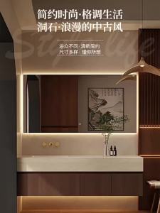 CraftedLiving SG-Bathroom Vanity Set Sintered Stone Hot Bending Integrated Sink Mid-Century Bathroom Wash Cabinet