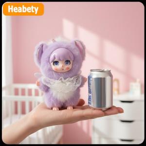 【2-3 days delivery】 Angel Wings Plush Keychain Doll Pendant Cute Vinyl Lace Series Bag Ornament for Backpack and Purse 1 Piece