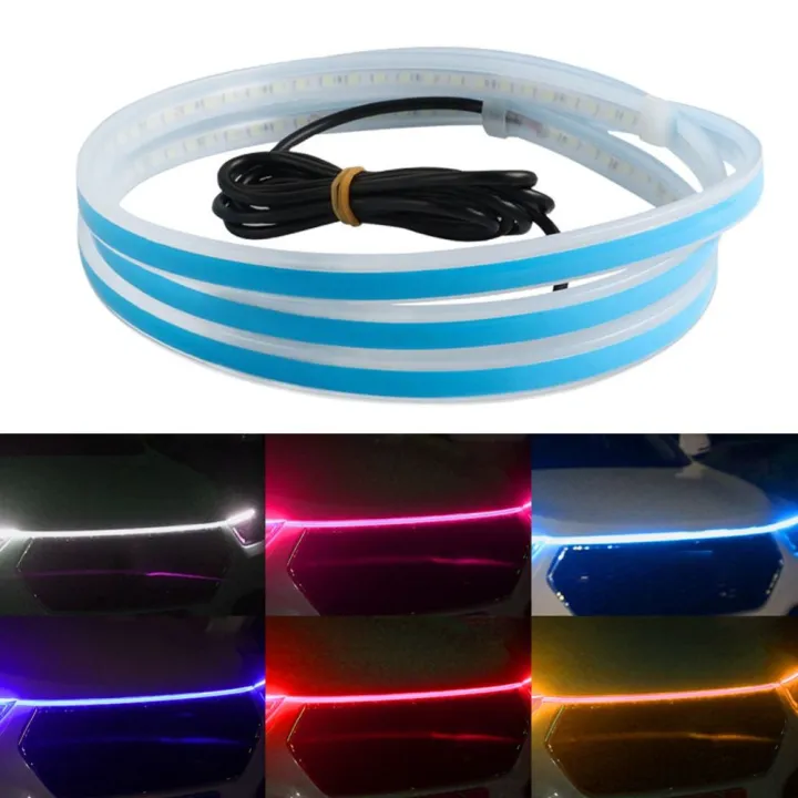 CHUAN Linh hoạt Dải đèn mui xe động lực Meteor 12V Chống nước Đèn hướng ...