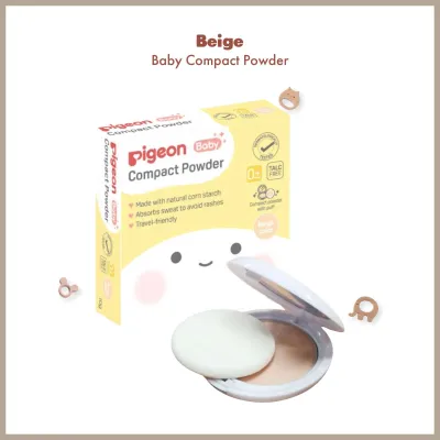 【💯PIGEON Baby Powder】DayOne 🍃 Compact Powder 10g – 3 Color Options Bedak Bayi
