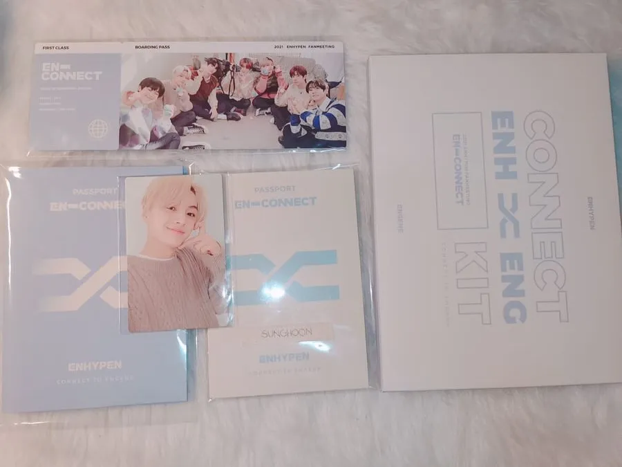 Enhypen En-Connect DVD Jungwon Photocard Sunghoon Passport sale