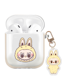 Mocho Hanya Case Untuk TWS i12 Pelindung Earphone casing Silikon Teransparan Motif Kartun