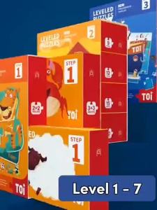 TOI Leveled Puzzles Educational Toy Jigsaw Puzzles For Kids Aged 0-9 Years Progressive Puzzle