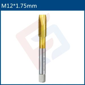 Fedin Hand Tap M2 M2.5 M3 M3.5 M3.5 M4 M5 M6 M8 M10 M12 Tap PO HSS Coating Titanium