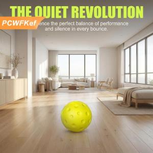 【PCWFKef】 Im Lặng Pickleball Thực Hành Bóng Soundless PU Bọt Mềm Giải Trí Trong Nhà Bóng Cho Nhà Phòng Tập Thể Dục 1/3Pcs