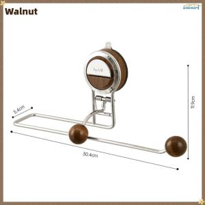 [SG Seller]Space‑Saving Suction Cup Paper Towel Hanger No Drill Wall Mount Kitchen Organizer for Tissue Roll