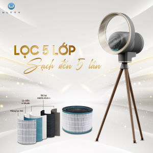 Máy Lọc Không Khí Khử Khuẩn U ULTTY BB Quạt Không Cánh ULTTY BB Nhập Đức BH 24 Tháng