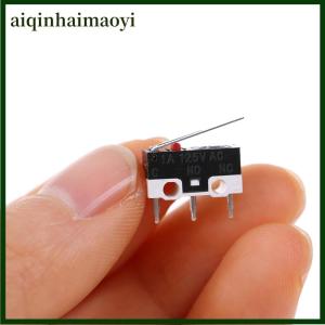 aiqinhaimaoyi 10Pcs Limit Switch Push Button Switch 1A 125V AC Mouse Switch 3Pins Micro Switch