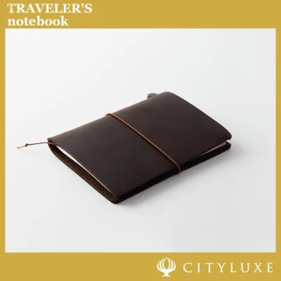 TRAVELERS notebook Starter Kit (Passport Size) Olive Black/Blue/Brown/Camel Leather