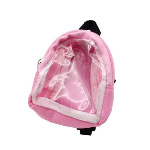 YOUSHI TOP Rucksack Miniature Doll Bag Miniature Mini Bag Doll Backpack Travel Case Keychain PVC Doll Bag Toys Kids Gift