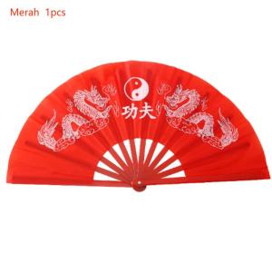Kipas Tangan Lipat Kungfu Lipat Kipas Kungfu Jumbo Kipas Silat Untuk Pertunjukan Tari Kipas Nari