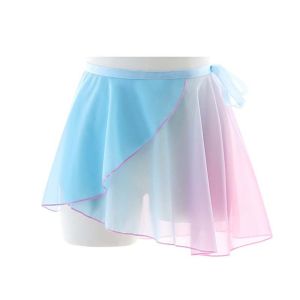 【Ready Stock+COD】 หนึ่งขนาด กระโปรงบัลเลต์ ชีฟองผ้าชีฟอง การไล่ระดับสี กระโปรงยิมนาสติกยิมนาสติก ที่มีคุณภาพสูง วันพีซ ชุดเต้นรำเสื้อผ้า สำหรับผู้หญิง