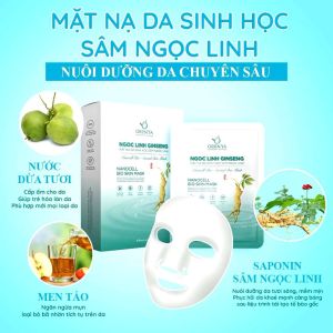 MẶT NẠ SÂM NGỌC LINH ORENYA: Cấp ẩm se khít lỗ chân lông đàn hồi da và trẻ hoá da ngăn ngừa lão hóa da sớm.