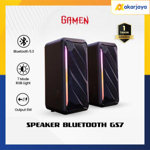 GAMEN GS7 Speaker Gaming Bluetooth 5.3 Laptop/PC Surround Sound Bass RGB