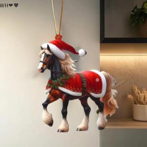 TX💓🧧🏮 1ชิ้นของตกแต่งต้นคริสต์มาสซานตาคลอส2D อะคริลิคแบนรูปสัตว์ในโลกวันคริสต์มาสงานปาร์ตี้จี้ตกแต่งรถคริสต์มาสของขวัญ