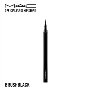 MAC Brushstroke Liquid Eye Liner - shade Brushblack / tahan luntur than geser dan tahan lama - Best Seller makeup eyeliner cair