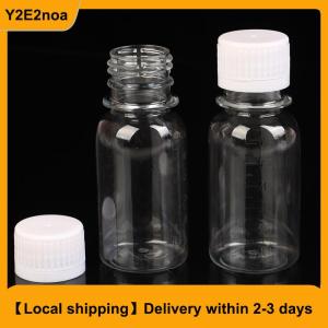 【Local shipping】 5Pcs 60ML Small Plastic Bottles Ginger Bottles With Caps Mini Juice Bottles Reusable Liquid Bottle Container Leak Proof