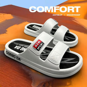 Fashion flip flops for men Beach Casual shoes Trend Non-slip korean outdoor Soft mens slippers
