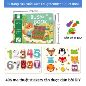 Montessori Sách giác ngộ đầu tiên cho trẻ em Sách học tập giáo dục sớm Sách yên tĩnh