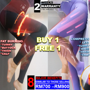 MAEVE 420Denier COMPRESSION NIGHT FAT BURNING LEGGINGS SLIMMING PANTS SIMILAR FUNCTIONS TO AULORA & THERAPANTS(2 PIECES)