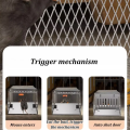 Household Mouse Trap Smart Self-Locking Mousetrap Safe Firm Iron Net Reusable Rat Cage Trap. 