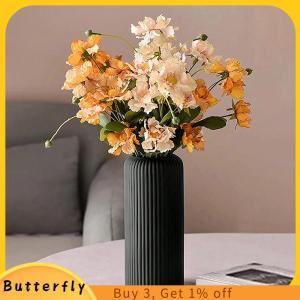 Butterfly Striped -Like Plastic Vase For Flowers Decorative Floral Arrangement Display Creative Little Flower Vase