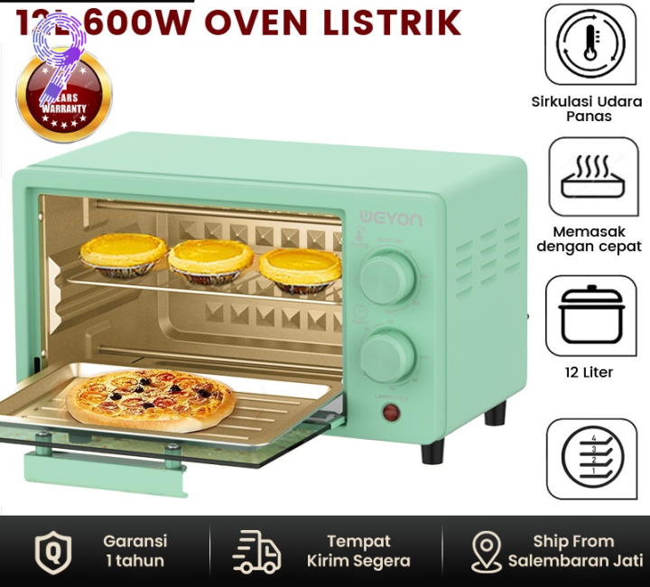 Oven Listrik 12L Oven Kecil Rumah Tangga Low watt Electric Oven Garansi 1 Tahun Lazada Indonesia
