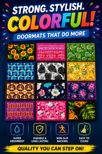 3 for 110 / 6 FOR 210 / 9 FOR 300 HIGH QUALITY RECTANGLE / OVAL DOORMAT ENTRANCE BASAHAN