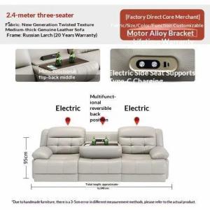 FZT [Pre Order] Pre Order Solid Oak First class leather luxury functional home theater Relaxation space capsule functional sofa