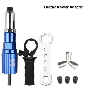 DIYMO Electric Riveter Drill Rivet Machine Electric Rivet Nut Riveting Tool Riveting Drill Adapter
