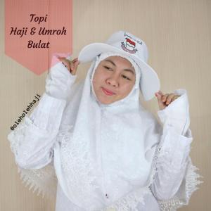 Topi Haji Bundar/Perlengkapan Haji Umroh