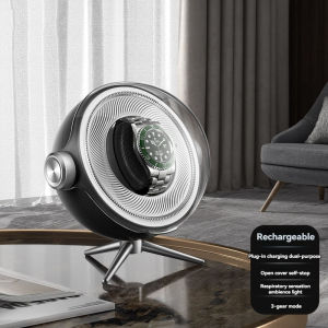 BLUETIDE【Recharges】watch winder box automatic 1/2 Slot Luxury watches storage box With Quiet Motor Watch shaker