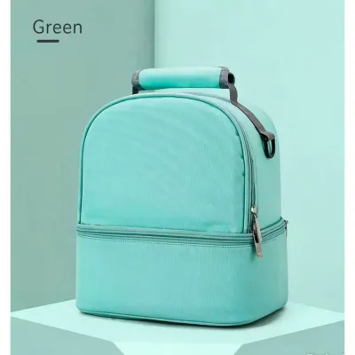 **Malaysia Seller** Double Layer Cute Cooler Bag for Breastfeeding Mommy Breastmilk Storage Bag Bottle Feeding Breast Bump