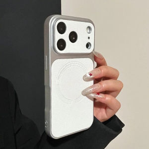 Luxury Leather For Magsafe Instantly Change Case For iPhone 17 16 15 14 13 12 11 Pro Max Plus Magnetic Shockproof Matte Cover