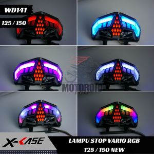 Lampu Stop  Belakang Vario 125 150 New universal running Multicolor RGB
